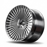 Velg Alloy Forged Mewah Custom OEM 5x114.3 5x127 5x130 16-24 Inch untuk BMW M1 M2 M3 M4 M5