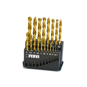 Juego de brocas cilíndricas para suelo Fervi de 1,5 a 10 mm multiusos - Product Image 2
