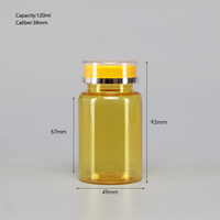Flacon d'emballage en plastique de haute qualité pour pilules, vitamines et capsules pharmaceutiques de qualité médicale