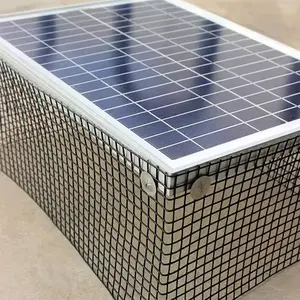 Zengda 8 Zoll × 100 Fuß günstiger Preis Vogel-Schutzgitter Solarpanel Pvc beschichtetes verzinktes Solarpanel Schutzgitter Vogelgeschutzzelt