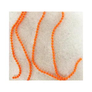 Colorful Fly Fishing Accessories Stainless Steel With Paint Beads Chain For Outdoor Fishing