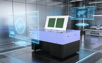 Machine de découpe laser CNC métallique de petite taille avec plateforme automatique, fonctions de soudage, de gravure et de nettoyage