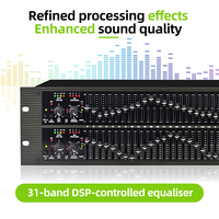 RAYHAYES R-2231 Mixeur audio, égaliseur, processeur de signal audio numérique, gain, processeur audio numérique professionnel