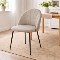 Chaise de salle à manger en velours doux de qualité supérieure pour hôtel de charme, chaises de salle à manger apaisantes pour salle de conférence