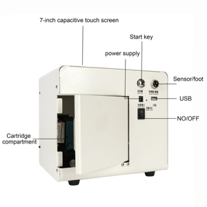 Imprimante à jet d'encre statique intelligente à écran tactile de bureau pour estamper la <span class=keywords><strong>machine</strong></span> de codage de logo QR/Code à barres de lot de <span class=keywords><strong>date</strong></span> d'expiration sur n'importe quelle surface - Product Image 5