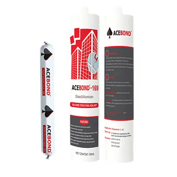 Aceback-sellador de silicona Neutral ACE-Serie 169, otros adhesivos para construcción de juntas de azulejos de cerámica para interiores, 398g/cartucho 791g/salchicha