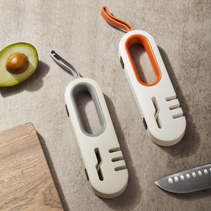 Afilador <span class=keywords><strong>de</strong></span> Cuchillos Profesional <span class=keywords><strong>de</strong></span> 3 Etapas con Barra <span class=keywords><strong>de</strong></span> Cerámica, Placa Recubierta <span class=keywords><strong>de</strong></span> Diamante y Guía <span class=keywords><strong>de</strong></span> Aleación <span class=keywords><strong>de</strong></span> Tungsteno para un Cuidado Completo del Filo - Product Image 3