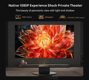 Proyector LCD CR67 de Alto Brillo, 1080P Full <span class=keywords><strong>HD</strong></span>, Compatible con 4K, Enfoque Automático, Cine en Casa, Proyector Empresarial 228 - Product Image 4