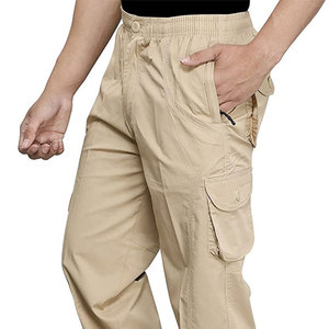 Pantalons cargo pour hommes, personnalisables en couleur et logo, décontractés, à taille élastique, respirants - Product Image 6