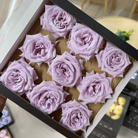 Rose éternelle Margaret : Coffret cadeau de fleurs séchées pour décoration florale de mariage et de maison