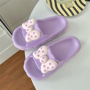 <span class=keywords><strong>Ciabatte</strong></span> Bow Cool da donna, estive, eleganti, da esterno, con suola spessa, per interni, con design a cuore, per una sensazione di morbidezza sotto i piedi - Product Image 6