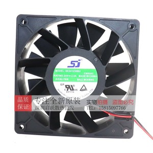 พัดลมระบายความร้อนแบบแกน Sj Axial Fan รุ่น Se241238bu ขนาด 120 มม. 24V 2.4A ลูกปืนแบบ Ball Bearing สำหรับอินเวอร์เตอร์ - Product Image 3