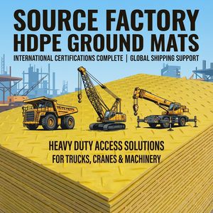 Plataformas Temporales de Alta Resistencia para Campos Petroleros y Mineros, Fabricadas con HDPE de Extrema Durabilidad, para Terrenos Blandos y Zonas Pantanosas - Product Image 2