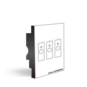 DL8603 Glass Bảng Điều Chỉnh 3CH <span class=keywords><strong>LED</strong></span> Chiếu Sáng DALI Cảm Ứng Dimmer <span class=keywords><strong>LED</strong></span> Dimmer Chuyển Đổi - Product Image 1