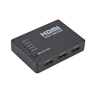 <span class=keywords><strong>HDMI</strong></span> chuyển đổi thông minh <span class=keywords><strong>5</strong></span>-<span class=keywords><strong>Port</strong></span> 5x1 3D với IR RF từ xa hỗ trợ 4K đầy đủ HD1080P <span class=keywords><strong>HDMI</strong></span> Switcher - Product Image 1