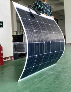 Panel solar flexible personalizado de <span class=keywords><strong>12</strong></span> <span class=keywords><strong>voltios</strong></span> y 180W Material de silicio monocristalino - Product Image 6