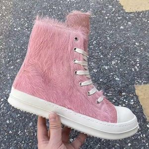 Venta al por mayor de zapatillas de piel de las mujeres con estilo de moda Zapatillas de deporte transpirables <span class=keywords><strong>Zapatos</strong></span> de correr de las mujeres Casual Diseñador de piel Zapatillas de deporte - Product Image 1