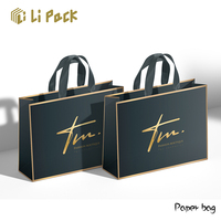 Lipack Cheap Personalized Wholesale Price Gold Hot Stamping Paper Board Gift Packaging Boxes and Bags