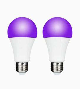 <span class=keywords><strong>Bombilla</strong></span> de luz negra <span class=keywords><strong>UV</strong></span> E27, lámpara ultravioleta púrpura de 85-265V para bar, club, fiesta, pintura corporal fluorescente, decoración de neón, efecto fluorescente - Product Image 1