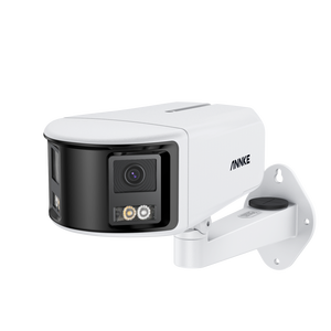 Telecamera di Rete Panoramica ANNKE FCD600 8MP PoE IP a Doppia Lente 180° °   Telecamera <span class=keywords><strong>CCTV</strong></span> Ibrida Intelligente FoV con Audio Bidirezionale, Slot per Scheda SD e Tecnologia AI - Product Image 1