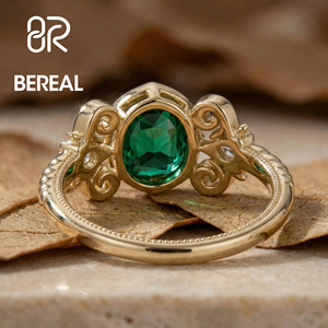 IGI Certified CVD Vvs Lab Grown Diamond Engagement <b>Ring</b> Custom 925 <b>Silver</b> Round HPHT Lab Created Diamond <b>Ring</b> Fine Women Jewelry - Product Image 2