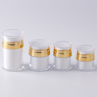 P-LAN 15ml 30ml 50ml 100ml Pots à crème sous vide Flacons à pompe sans air Emballage Contenant pour Soins de la Peau Crème Visage Lotion