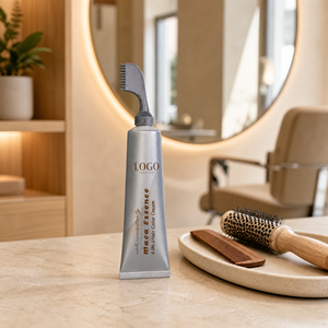 Coloration capillaire <span class=keywords><strong>temporaire</strong></span> à base de plantes Maca sans ammoniaque pour une application facile à domicile sans les mains, crème auto-appliquable couvrant les cheveux gris - Product Image 2