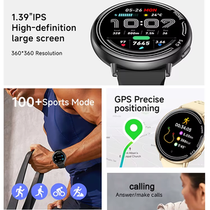 Reloj Inteligente KC100 con GPS, Monitor <span class=keywords><strong>de</strong></span> Frecuencia Cardíaca, Presión Arterial, Monitoreo <span class=keywords><strong>de</strong></span> Salud, Resistente al Agua 1ATM, Rastreador <span class=keywords><strong>de</strong></span> Actividad Física y Deportiva - Product Image 4