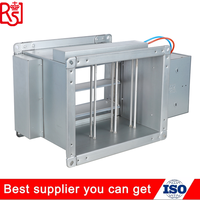 Boîtier VAV pour système de ventilation HVAC, à haut débit d'air, avec registre motorisé pour salle blanche