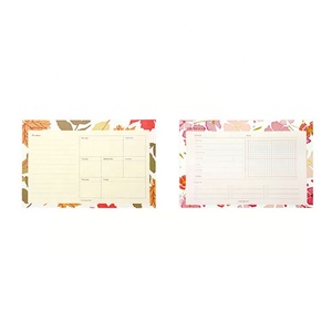 Cute flower school student undated desk agenda planner note pad <span class=keywords><strong>cancelleria</strong></span>: agenda settimanale agenda giornaliera memo pad - Product Image 2