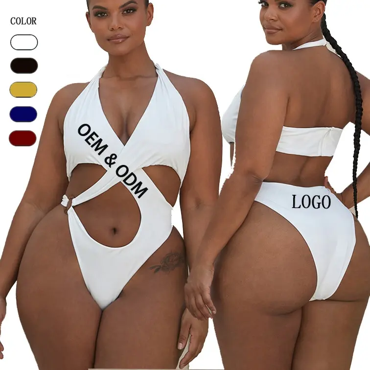 2021 Großhandel Custom Designer Badeanzug Bikini Plus Size Badeanzüge Bade bekleidung für Damen und Monokini One Piece Bikini