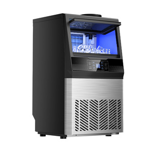 Commerciële elektrische ijsmachine met compressor, automatische reiniging, 44 ijsblokjes - Product Image 1