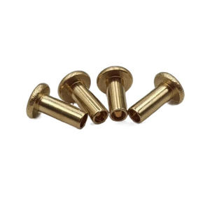 Remaches Semitubulares de Latón de Varias Formas al por Mayor: Remaches Tubulares Huecos de <span class=keywords><strong>Cabeza</strong></span> Redonda y <span class=keywords><strong>Cabeza</strong></span> <span class=keywords><strong>Plana</strong></span> - Product Image 5