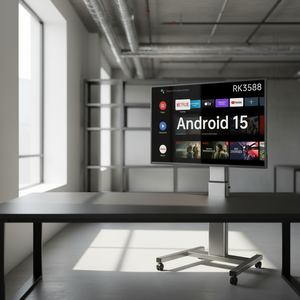 Smart TV Portátil Blanco con Android 15, Pantalla Táctil, Procesador RK3588, 8GB de RAM, 256GB de ROM, Personalizable con Tamaños a Medida, Sistema Inteligente - Product Image 3