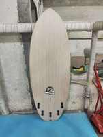 Planche de Surf en Bois de Qualité Supérieure, Planches de Surf Personnalisées en Placage Bois, Planches de Surf en Bois EPS de Qualité Supérieure avec Cane Blanche