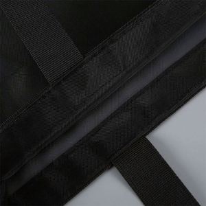 Waterproof Outdoor Polyester & Nylon Mesh Beach <b>Tote</b> Bag Clear <b>with</b> <b>Zipper</b> Closure Solid Color Shopping Bags - Product Image 6