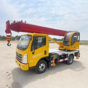 Camión grúa de 6 toneladas de alta calidad, pluma telescópica de 7 Secciones, Mini grúa montada en camión usado, características del motor de China - Product Image 2