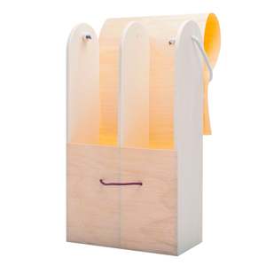 Portabottiglie in legno 33 cm + 9 cm x 18.5 cm - Product Image 1