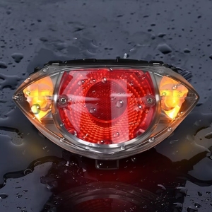 Hot bán 72 LEDs thép không gỉ mùa xuân khóa sửa đổi Led Đuôi ánh sáng cho Yamaha lc135 V2 - Product Image 3