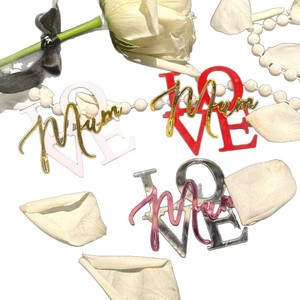 ของตกแต่งเค้กอะคริลิครูปน้ำผึ้งและความหวาน สำหรับวันแม่ อุปกรณ์ตกแต่งสถานที่ - Product Image 5