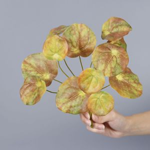 Bouquet de fleurs de lotus artificielles réalistes en plastique pour la maison et le bureau, plantes et fleurs artificielles personnalisables - Product Image 2