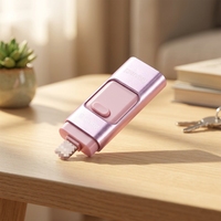 Unidad Flash USB Directa de Fábrica, Unidad Flash USB 3.0 de Alta Velocidad al por Mayor, Interfaz Dual OTG, Pendrive para Dispositivos IOS, Android y Windows