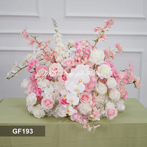 Thạch Màu Hoa Lụa Nhân Tạo Vòng Hoa Cho Lễ Tân Đám Cưới Đào Lụa Hoa Sắp Xếp Á Hậu Cho Tốt Nghiệp Lối đi - Product Image 2