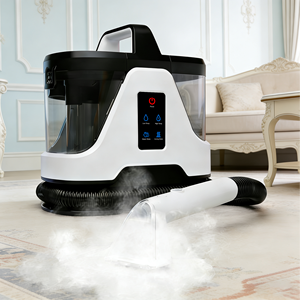 Nettoyeur de tapis et de canapé à vapeur <span class=keywords><strong>compact</strong></span> à écran tactile, best-seller 2026, nettoyage en profondeur des tissus d'ameublement, éliminateur de taches, fonctions - Product Image 1