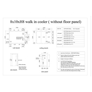 Fish Chamber Walk in Freezer Cool <b>Room</b> Cold Storage <b>Room</b> - Product Image 5