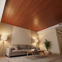 Panneau de plafond en PVC imperméable pour salon, taille personnalisée 2x4, panneau de plafond en PVC insonorisé