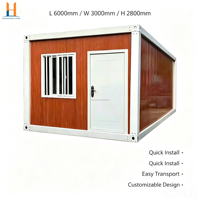 Kit de maison conteneur préfabriquée modulaire de 20 pieds, facile à assembler soi-même - Zhonghuan Living