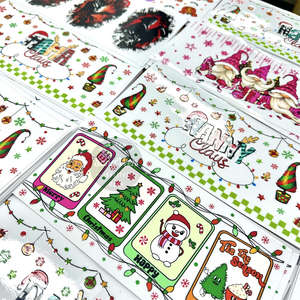 Salty Heifer UV DTF Cup Wraps Transferencias Listo para enviar Cup Stickers Wraps Transfers 16oz Scratch Proof Sticker - Product Image 4