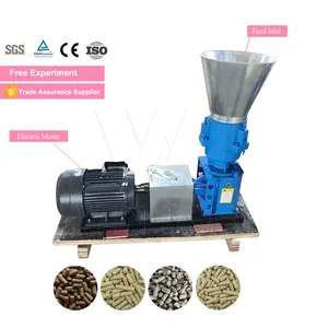 WINWORK 1 Ton Per Hour Feed Pellet Mill Mini Chicken Feed Machine Linechicken Pellet Making Machine Animal Feed Pellet Line