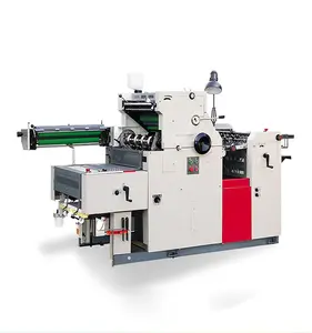 single color A4 A3 folio printing store 620*450mm PrintingLeader cheap offset printing machine with punching device